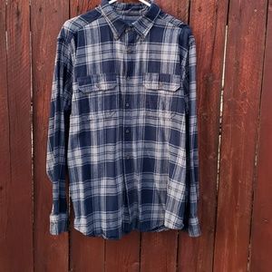 (3/$15) Mens long sleeve collar shirt